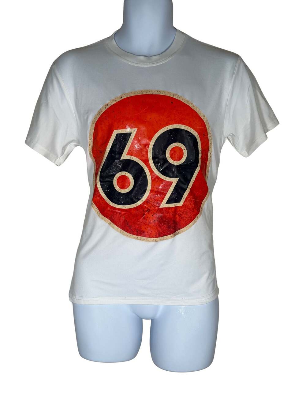 Vintage Style Number 69 Graphic T-Shirt